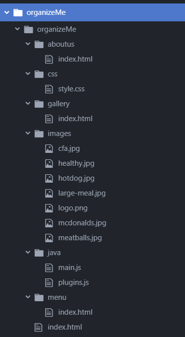 Organized Folder